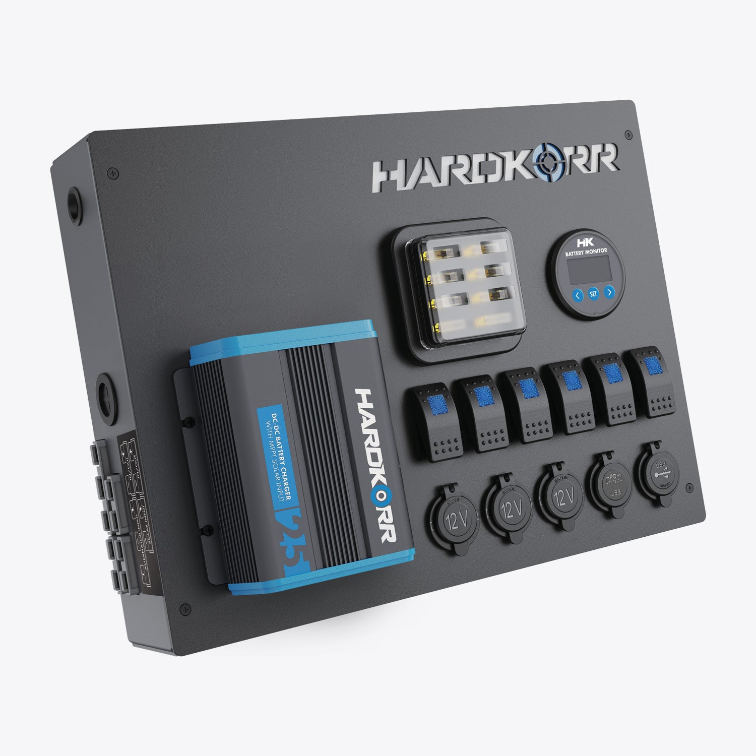 12V Control Hub With 25A DC-DC Charger - Hardkorr Australia – HARDKORR