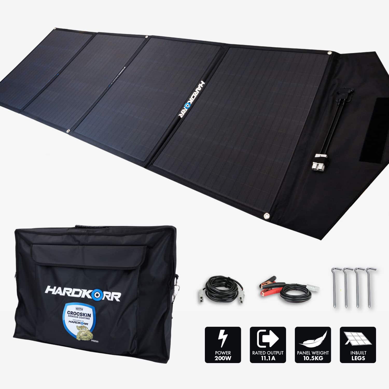 200w Heavy Duty Portable Solar Mat - No Regulator - Hardkorr Australia ...